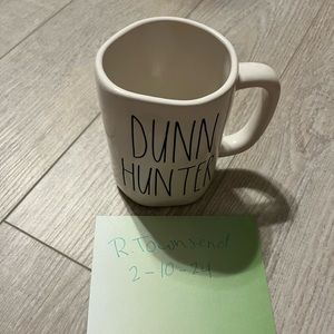 Rae dunn DUNN HUNTER mug